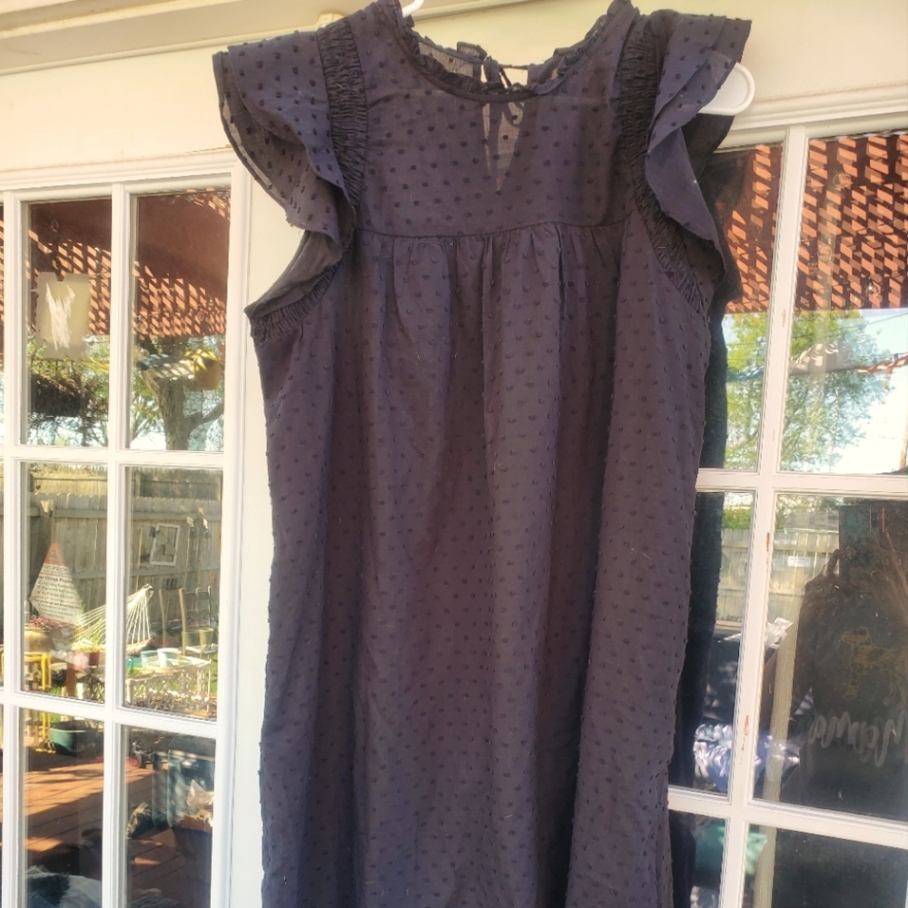 Who What Wear Black Polka Dot Women's Dress NWT Size Large